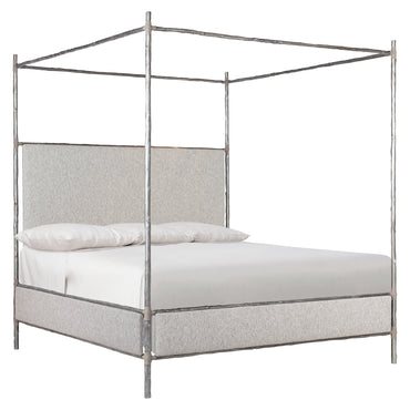 Buchanan Upholstered King Canopy Bed