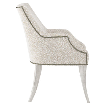 Keeley Arm Chair with Wire-Brushed Finish