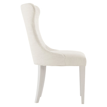 Silhouette Side Chair in Neutral Fabric