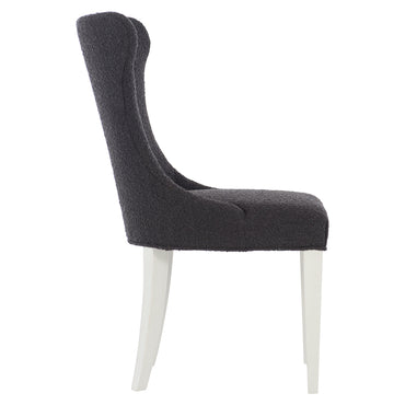 Silhouette Side Chair in Dark Fabric